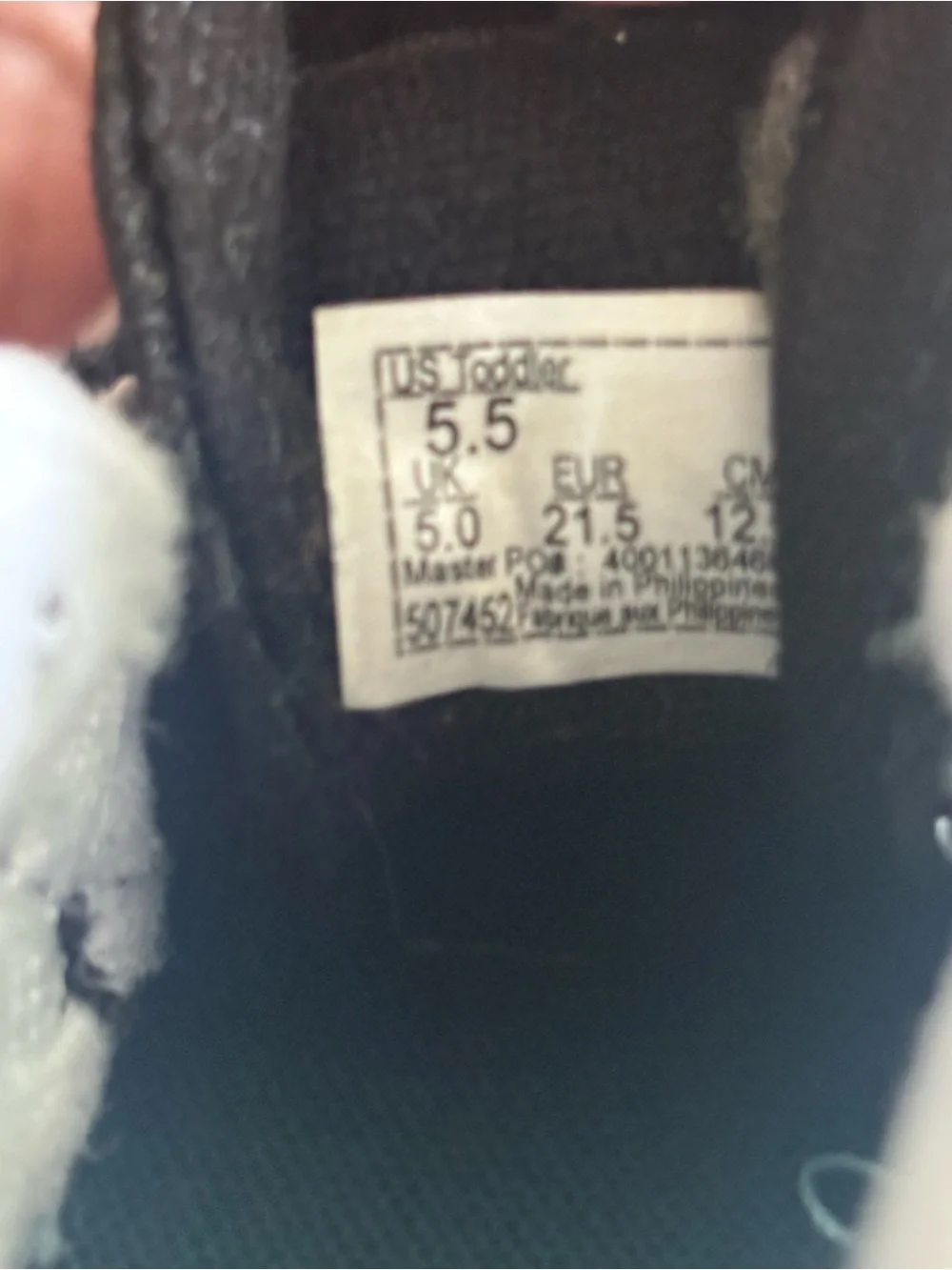 Vans Kids High-Top Sneakers - Black and Light Blue Llama Print - Picture 4 of 4